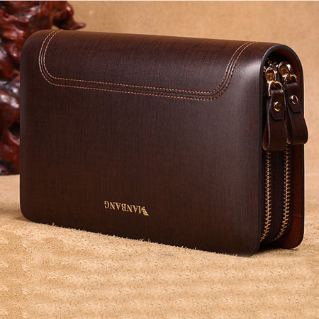 Manbang business casual Genuine leather man handbag